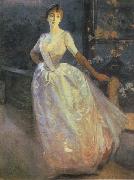 Albert Besnard Portrait of Madame Roger Jourdain oil